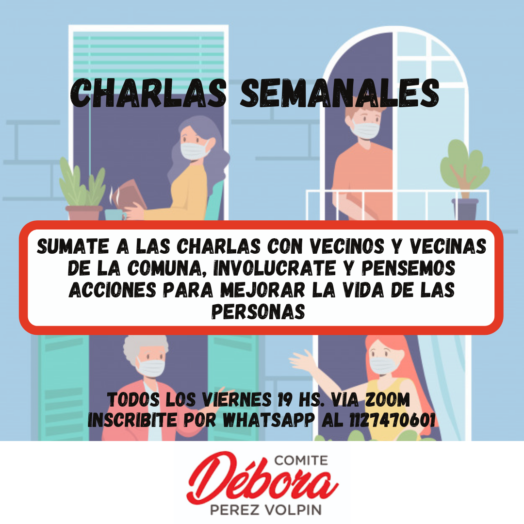 CHARLAS CON VECINOS Y VECINAS DE LA COMUNA 9 