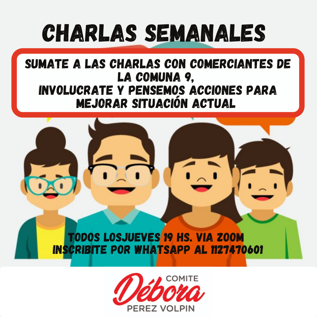 CHARLA CON COMERCIANTES DE LA COMUNA 9 